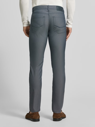 Pierre Cardin regular fit broek met labeldetail model 'Lyon' Marineblauw - 5