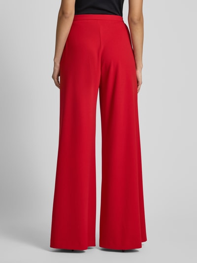 Swing Wide leg stoffen broek met verborgen sluiting Rood - 5