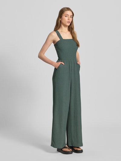 Only Regular Fit Jumpsuit mit gesmoktem Rumpf Modell 'ELISE' Mint 1
