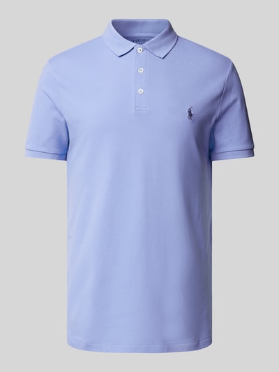 Polo Ralph Lauren Poloshirt mit Label-Stitching Royal 2