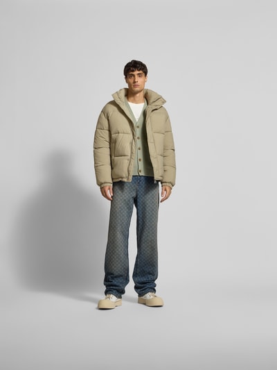 MAISON KITSUNÉ Steppjacke mit Stehkragen Beige 1