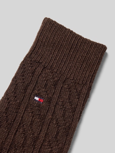 Tommy Hilfiger Sokken met wol  Middenbruin - 2