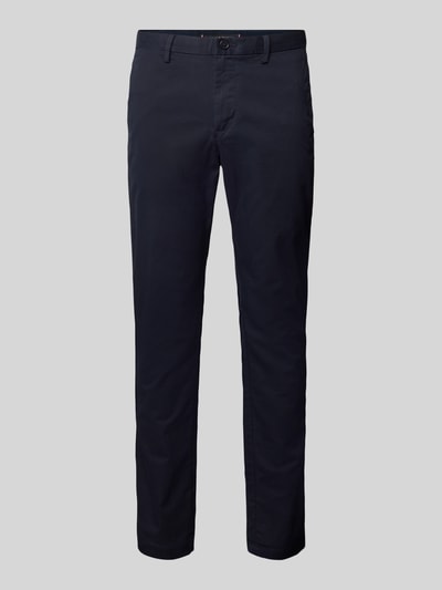 Tommy Hilfiger Chino mit Label-Detail Modell 'CORE BLEECKER 1985' Marine 2