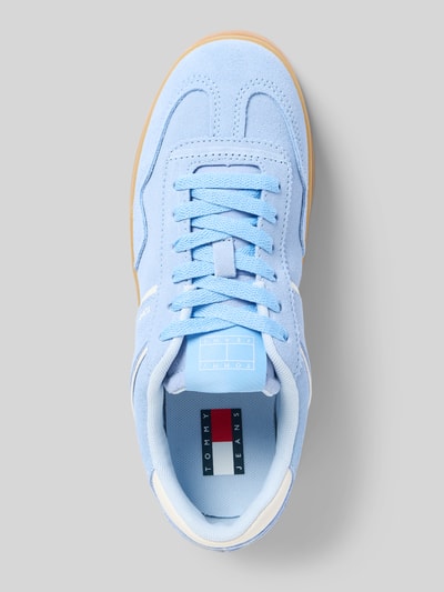 Tommy Jeans Low Top Sneaker mit aus Wildleder Modell 'THE GREENWICH' Hellblau 3