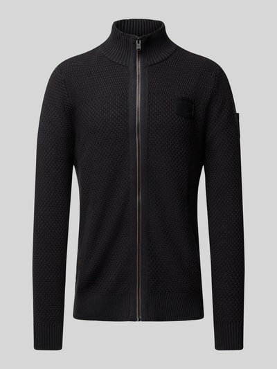 PME Legend Cardigan mit Stehkragen Black 2