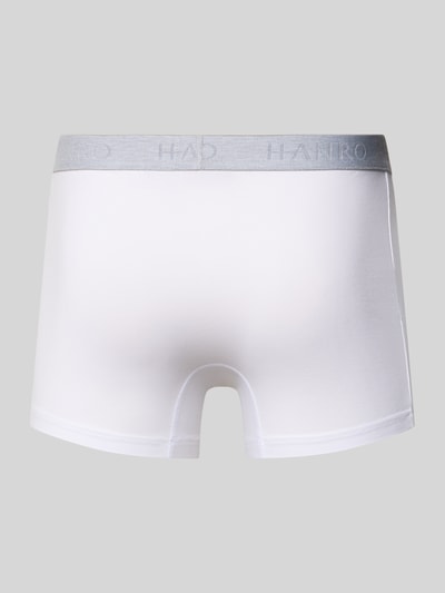 Produktfoto, Trunks mit Label-Details im 2er-Pack von Hanro z mieszanki bawełny i elastanu, dopasowany krój, elastyczny pas, białe.
