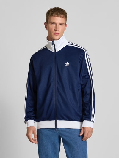 adidas Originals Trainingsjack met opstaande kraag en tweewegsritssluiting Marineblauw - 4