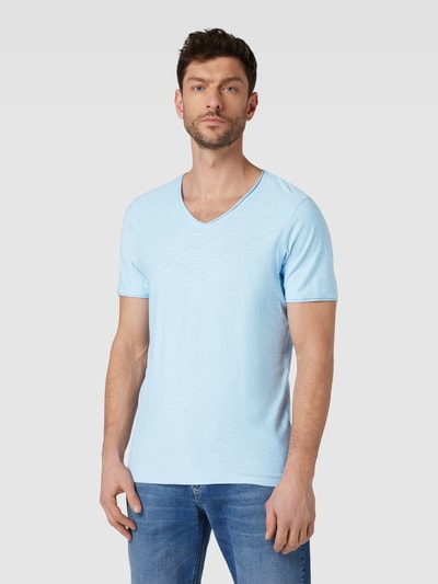 MCNEAL T-Shirt in melierter Optik Bleu 4