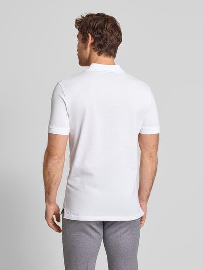 Christian Berg Men Poloshirt mit Logo-Stitching Weiss 5