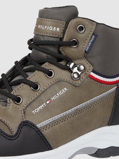 T.Hilfiger Kids Shoes Boots met vetersluiting  Middengrijs - 2