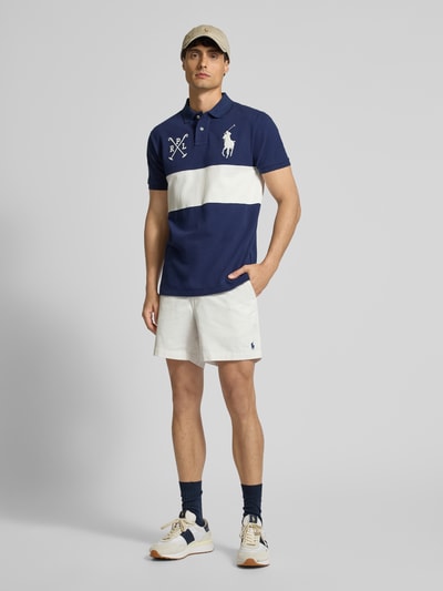 Polo Ralph Lauren Poloshirt mit Label-Stitching Marine 1