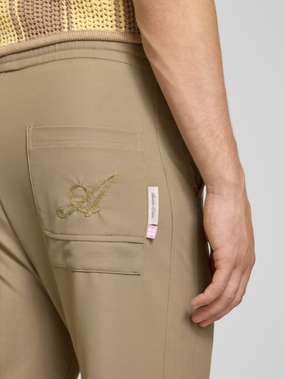 ANOTHER COTTON LAB Loose Fit Sweatpants mit leichter Struktur Beige 3