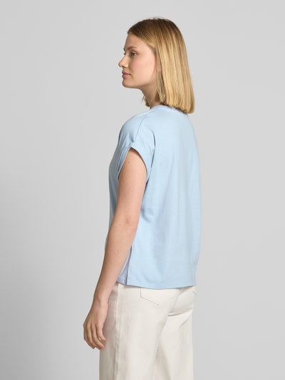 OPUS T-shirt met ronde hals, model 'Sparis' Lichtblauw - 5