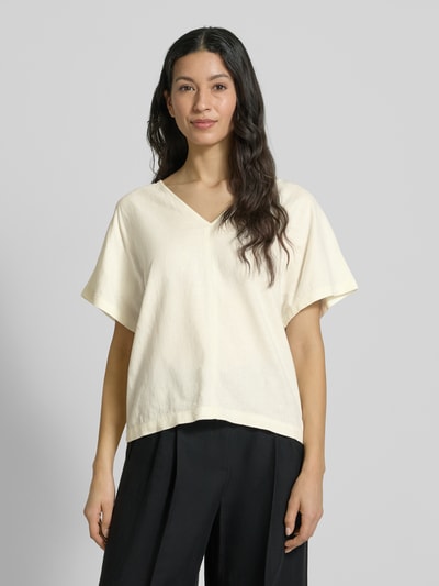 B.Young Regular Fit Leinenbluse mit Viskose-Anteil Modell 'Falakka' Ecru 4