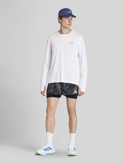 adidas Training Regular Fit Sportshorts in 2in1-Optik Anthrazit 5