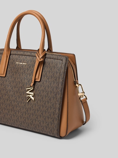 MICHAEL Michael Kors Handtas met logodetails, model 'LAILA' Ecru - 3