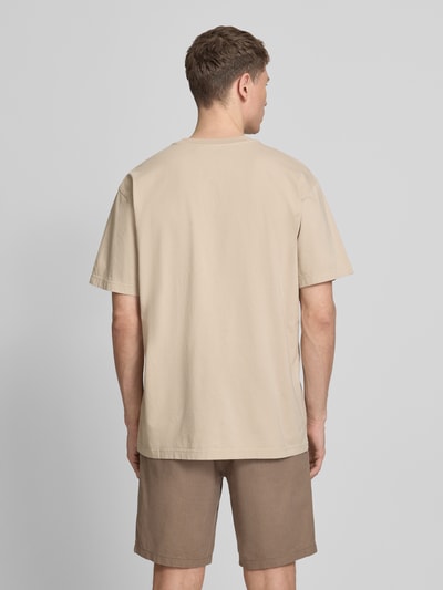 ARMEDANGELS relaxed fit T-shirt van pure biologisch katoen model 'ICONIC Å MAARKOS' Zand - 5