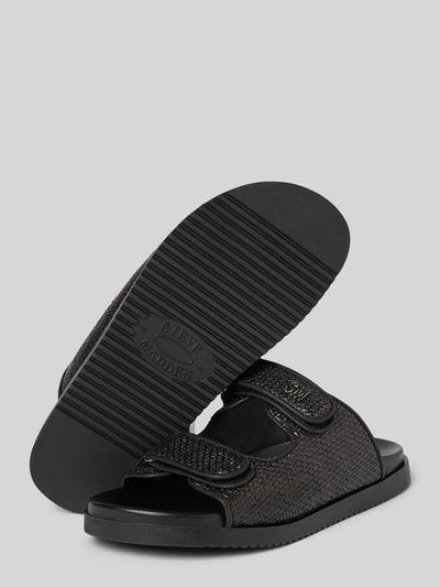 Steve Madden Slides mit Logo-Applikation Modell 'MYKA' Black 4