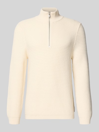 Marc O'Polo Denim Regular fit schipperstrui van katoenmix Offwhite - 2