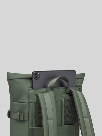 Kapten & Son Rucksack mit Flaschenhalterung innen Modell 'HELSINKI' Schilf 4