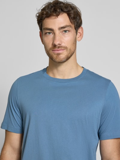 Schiesser T-Shirt aus reiner Baumwolle Jeansblau 3
