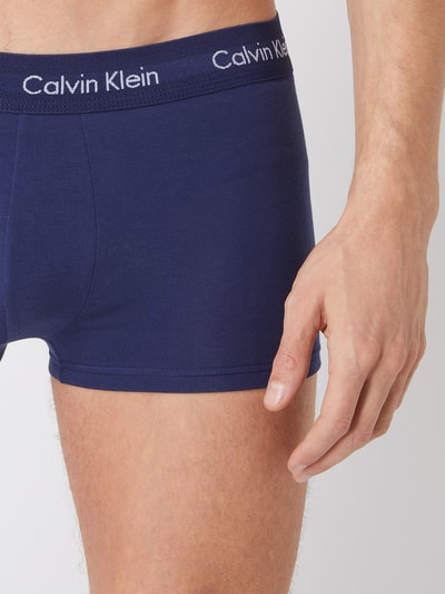 Calvin Klein Underwear Obcisłe bokserki o kroju Classic Fit w zestawie 3 szt. Granatowy 5