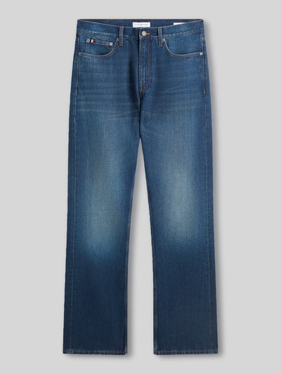 Tommy Hilfiger Straight Leg Bootcut-Jeans aus reiner Baumwolle Dunkelblau 2