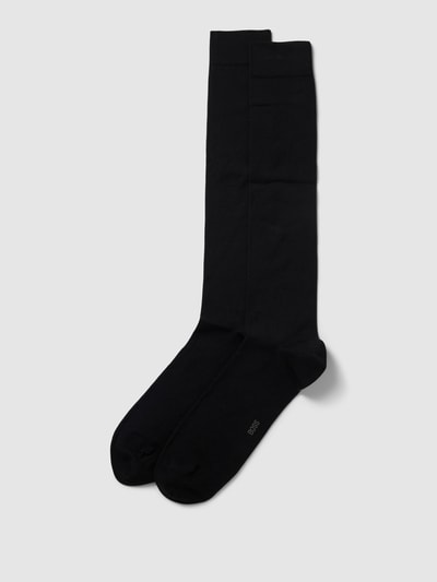 BOSS Socken mit geripptem Abschluss im 2er-Pack Black 1