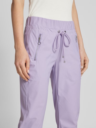 MAC Tapered Fit Hose mit Reißverschlusstaschen Modell 'EASY ACTIVE' Lavender 3