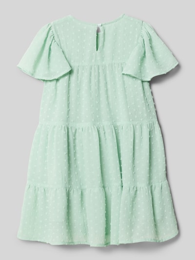 DANAMADE Kleid mit Strukturmuster Mint 3