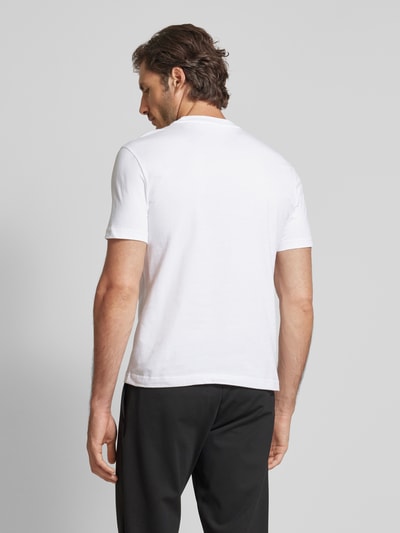 CK Calvin Klein T-Shirt mit Label-Print Weiss 5