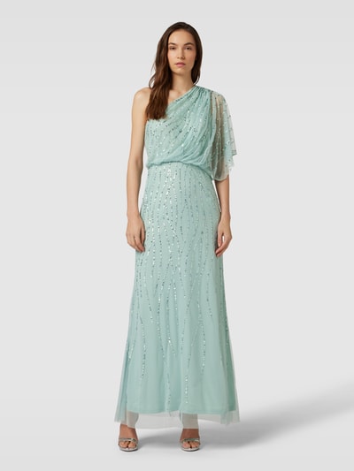 Adrianna Papell Abendkleid mit Paillettenbesatz in mint Mint 4