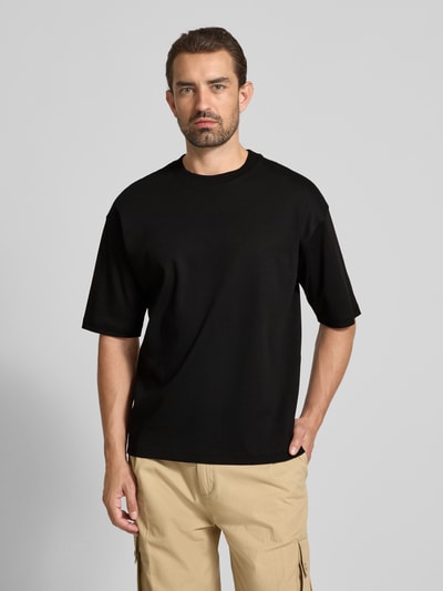 JAKE*S STUDIO MEN T-shirt met ronde hals Zwart - 4