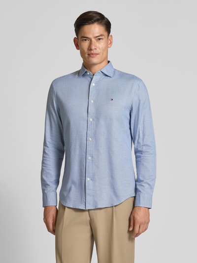 Tommy Hilfiger Regular fit vrijetijdsoverhemd van puur katoen Marineblauw - 4