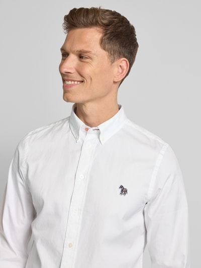 PAUL SMITH Freizeithemd mit Knopfleiste Offwhite 3