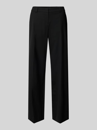 Windsor Slim Fit Wollhose mit Bügelfalten Black 2
