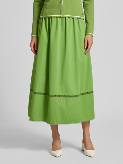 Marc Cain Midirock mit Häkelspitze Grass 4