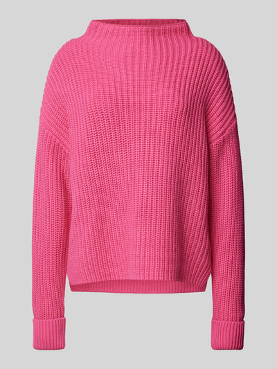 Selected Femme Gebreide pullover met turtleneck, model 'SELMA' Felroze - 2