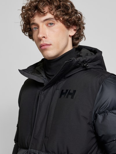 Helly Hansen Gewatteerd jack met labelprint, model 'ACTIVE' Zwart - 3