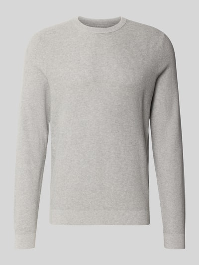 MCNEAL Strickpullover mit gerippten Abschlüssen Mittelgrau Melange 2