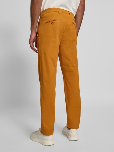 Brax Regular Fit Chino mit Gesäßtaschen Modell 'Fabio' DUNKEL GELB 5