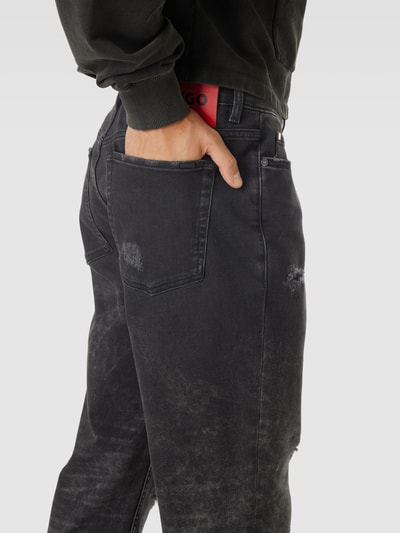 HUGO Jeans im 5-Pocket-Design Anthrazit 3