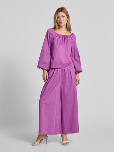 Christian Berg Woman Relaxed fit blouse met 3/4-mouwen Paars - 1