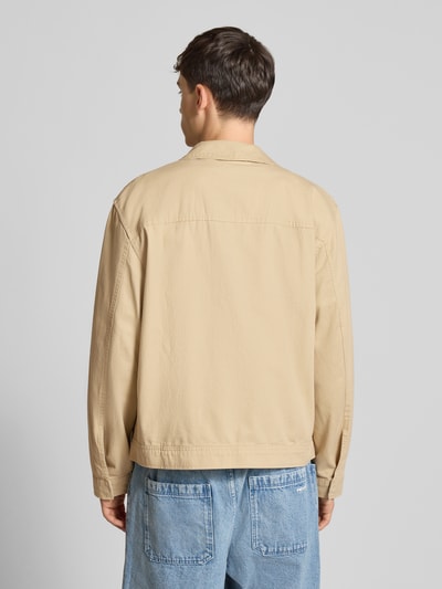 REVIEW Twill seizoensjack met steekzakken Beige - 5