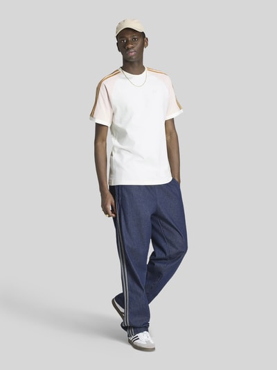 adidas Originals Regular Fit T-Shirt aus reiner Baumwolle Hellrosa 1