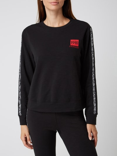 Calvin Klein Underwear Sweatshirt mit Logo-Details Black 4