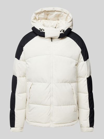 Jack & Jones Steppjacke mit Kapuze Modell 'AERO' Weiss 2