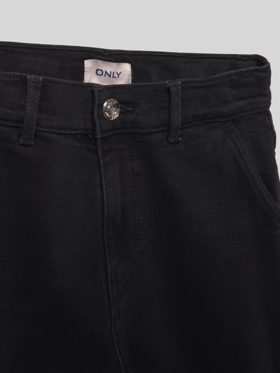 Only Loose fit baggy jeans van katoenmix, model 'GIA' Zwart - 2