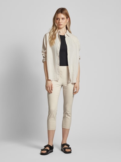 STEHMANN Spodnie w jednolitym kolorze model ‘LOLI’ Złamany biały 1