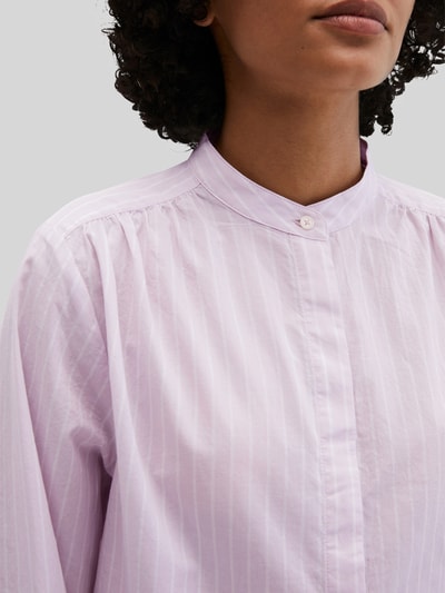 Marc O'Polo Regular Fit Hemdbluse aus reiner Baumwolle Rosa 3